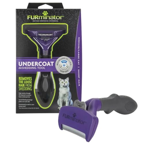 Medium to Large Cat deShedding Tool for Short Hair (Large / short hair)