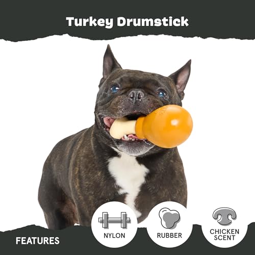 Turkey Drumstick Super Chewer (Small / Turkey Day Drumstick)