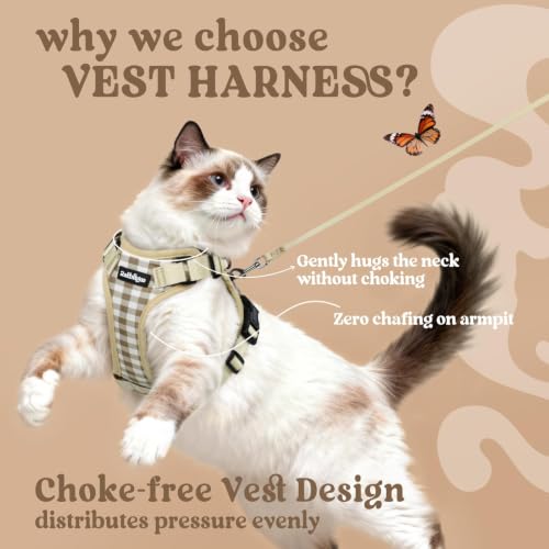 Cat Harness and Leash Set (Xxs / Foamy Coffee)