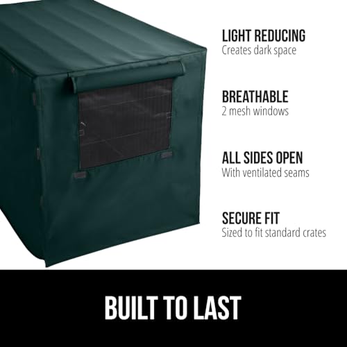Dog Crate Covers (Hunter Green / 24" X 18" X 20")