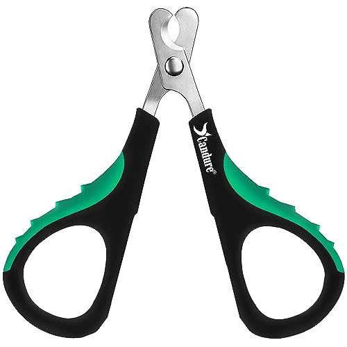 Cat Nail Clippers for Indoor Cats (Dark Green / Small pets)