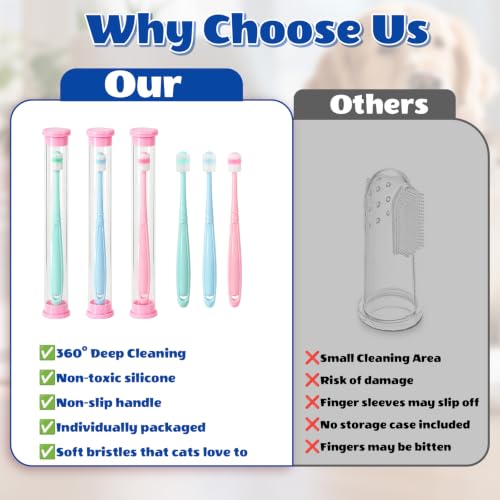 12 Pack Small Dog & Cat Toothbrush