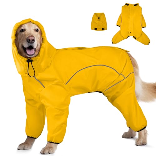 ADINIKIA Dog Raincoat (S / LightYellow)