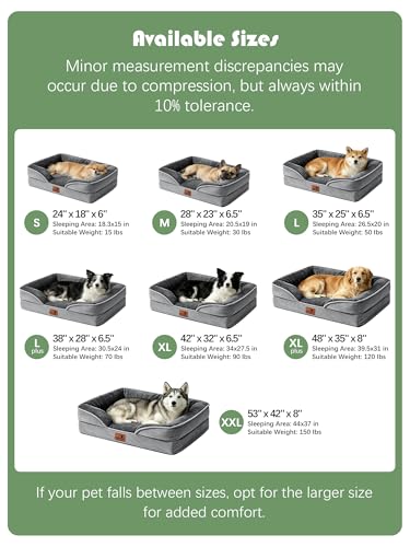 Orthopedic Dog Bed with Sides (24.0"L x 18.0"W x 6.0"Th / Grey)