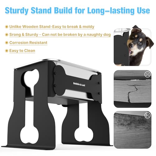 10" Elevated Dog Bowl (10" Height)