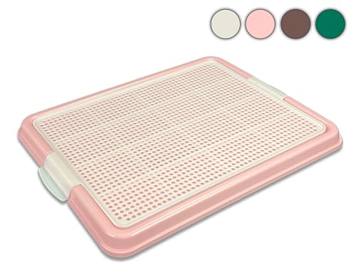 Dog Pee Pad Holder Tray (Pink)