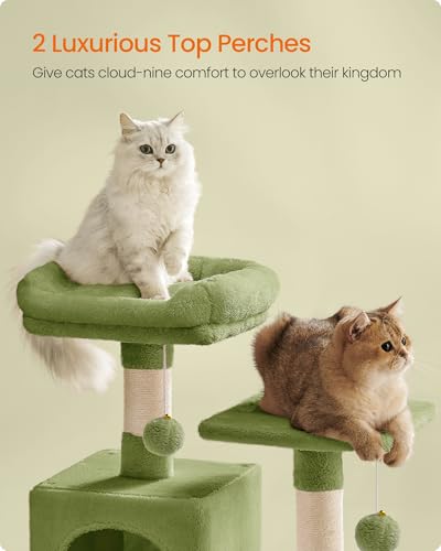 Cat Tree 59.5 (59.5 Inches / Grass Green)