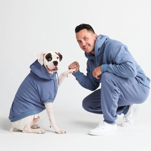 Dog Hoodie Buttery (Slate Blue / XX-Large)