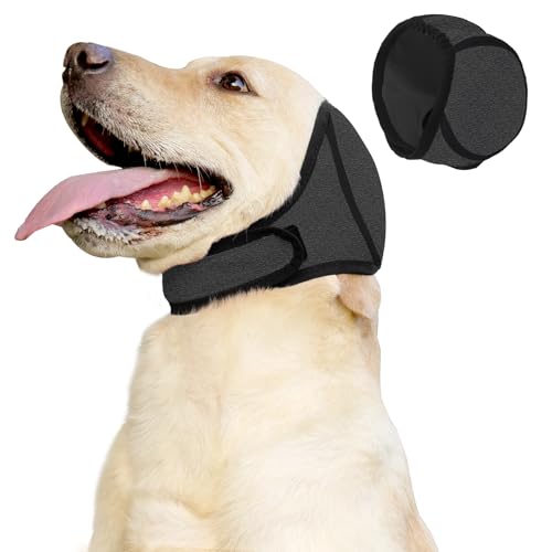 Dog Ear Cover for Bath and Swimming (S / Grey)