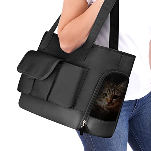 Cat Carrier Dog Carrier (Black)