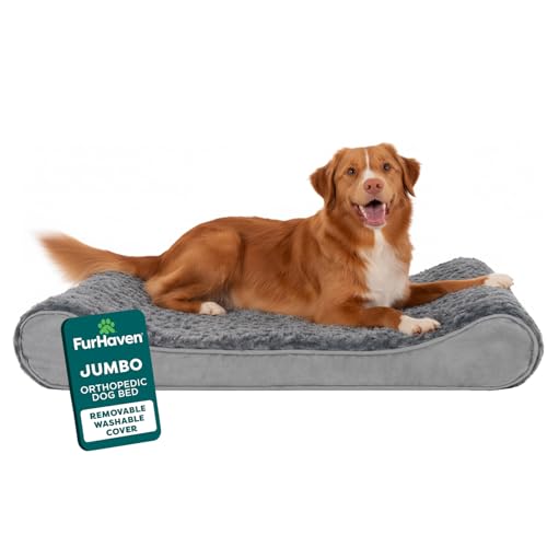 Orthopedic Dog Bed for Large Dogs (Jumbo/XL / Gray)