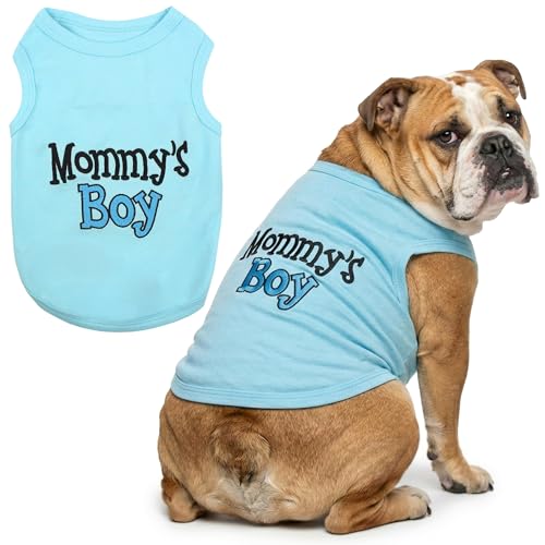 Dog Shirt Mommy’s Boy Pet Shirt (3X-Large (40-65lbs))