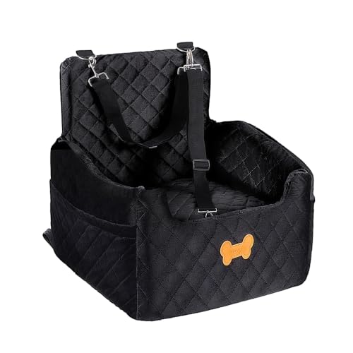 Dog Car Seat for Small Dogs (Black / Medium)