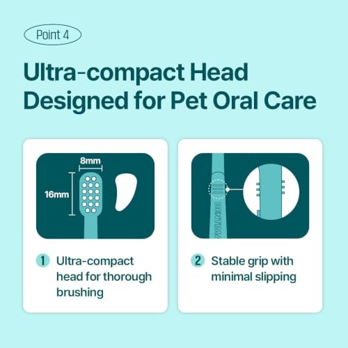 Dentimal Double Action Pet Toothbrush