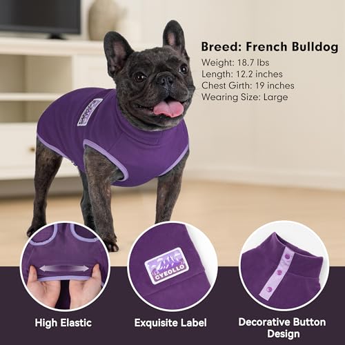 Fleece Dog Sweater (X-Large / Purple)
