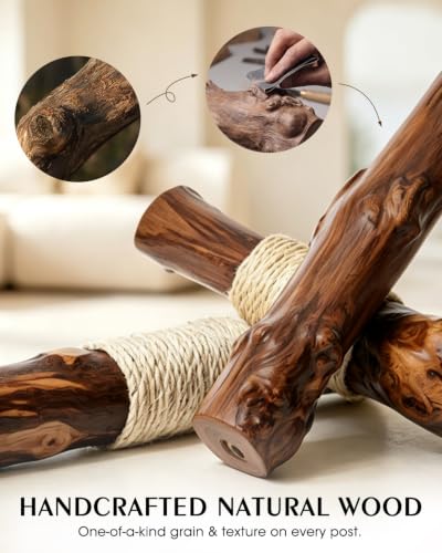Solid Wood Cat Tree (Grey)