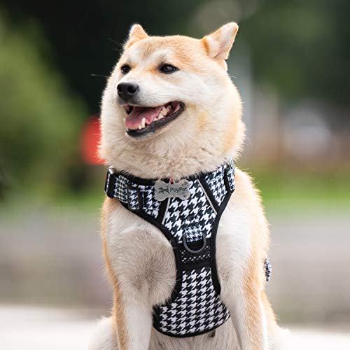 Plaid Dog Harness Large (L / Houndstooth)