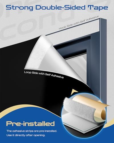 100% Blackout Curtains for Bedroom (Black / 25"W x 64"L (Pack of 1))