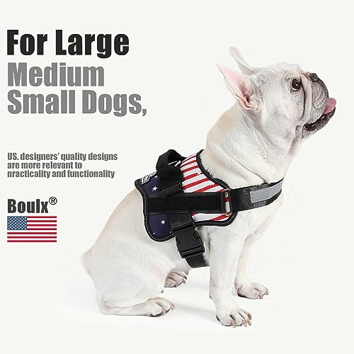 Dog Harness No (Small (Pack of 1) / FLAG)