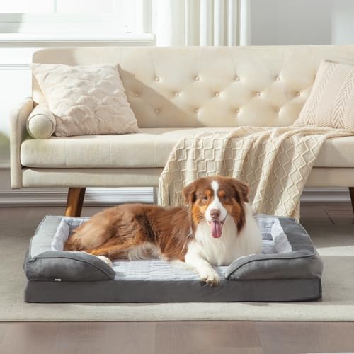 Orthopedic Medium Dog Bed (35.0''l x 25.0''w x 6.5''th / Grey)