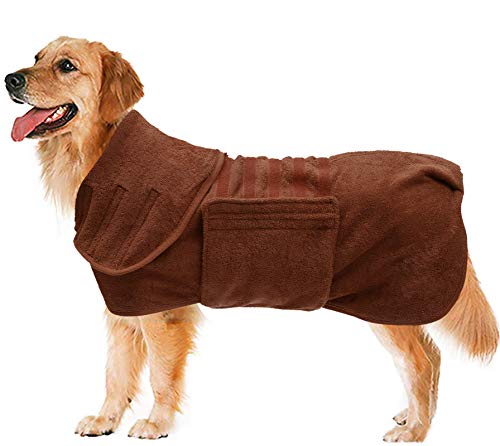 Dog Drying Coat (Small / Khaki)