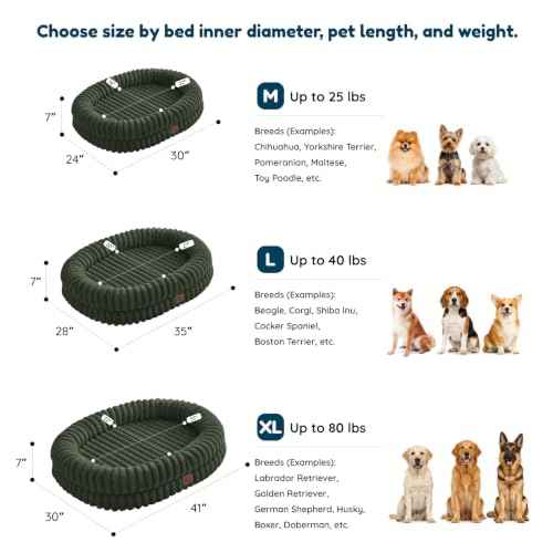 Orthopedic Dog Bed (Olive Green / XL(41*30*7))