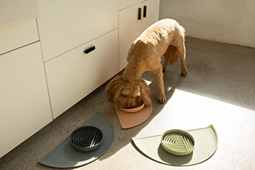 Silicone Dog Food Mat (Charcoal / Medium)