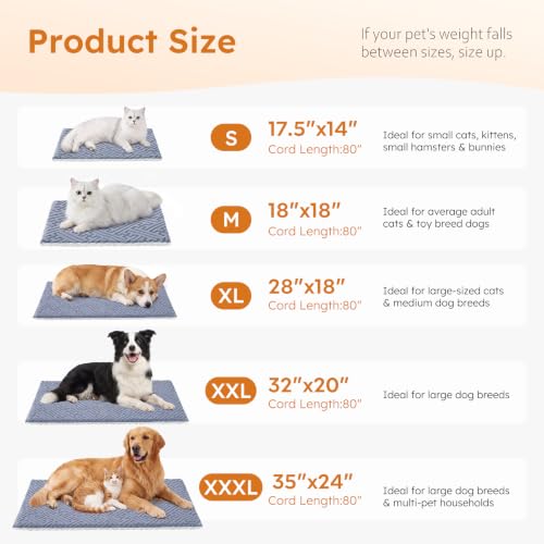 Dog Heating Pad Medium (L/XL: 28" x 18")