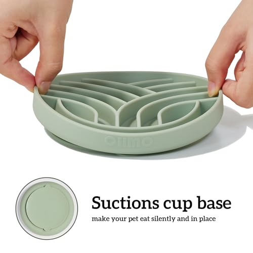 Slow Feeder Dog Bowl (Sage Green)