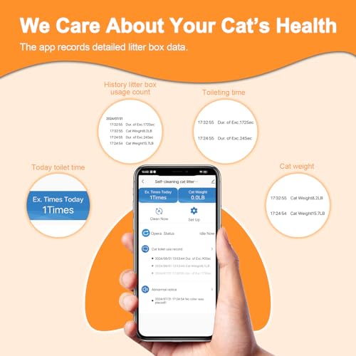 Automatic Cat Litter Box Self Cleaning