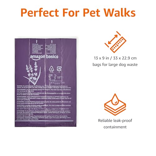 Dog Waste Bags (Purple / 120 Bags)