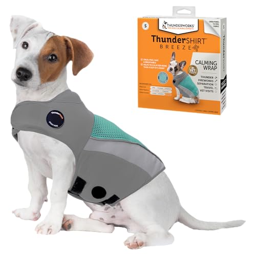 Breeze for Dogs Calming Anxiety Vest (Aqua / Small)