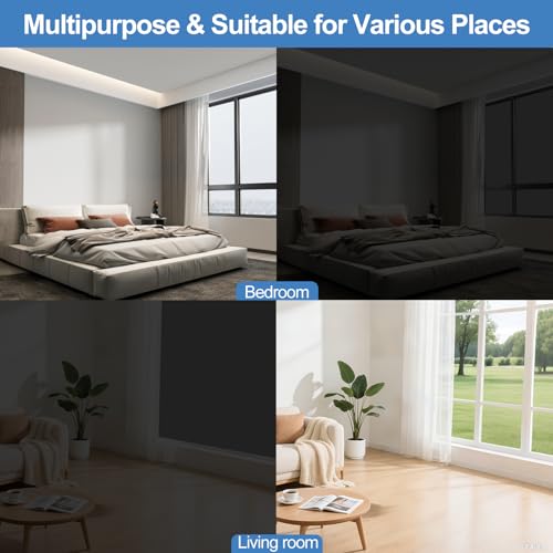 100% Magnetic Blackout Curtains for Bedroom (Grey 3m)