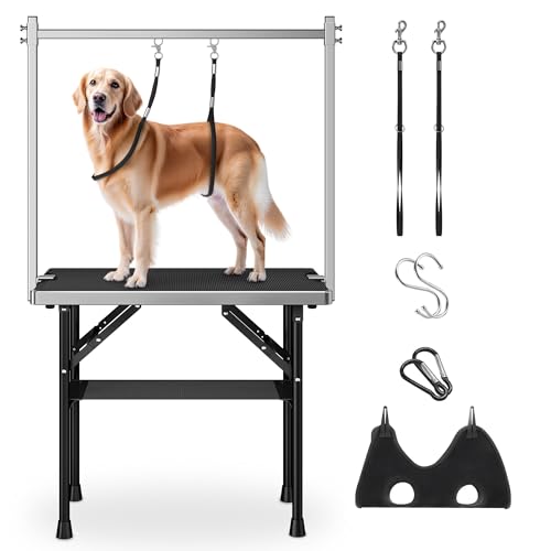 Dog Grooming Table with Arm