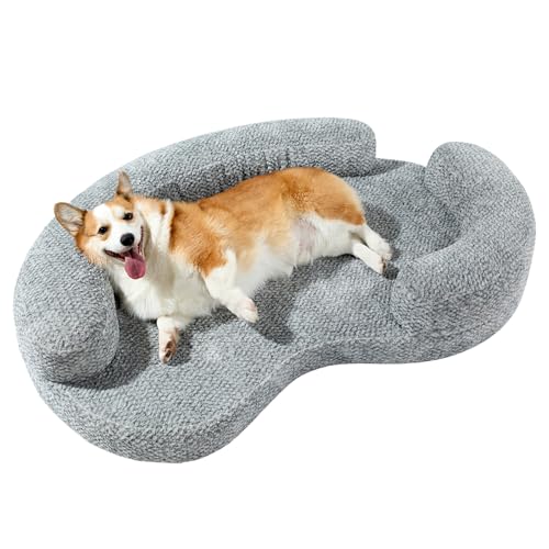 Orthopedic Memory Foam Dog Bed for Medium Sized Dogs (Medium (43 x 29 x 8 Inch))