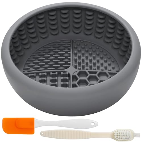 Dog Lick Bowl for Large Dogs (Gray / Large)