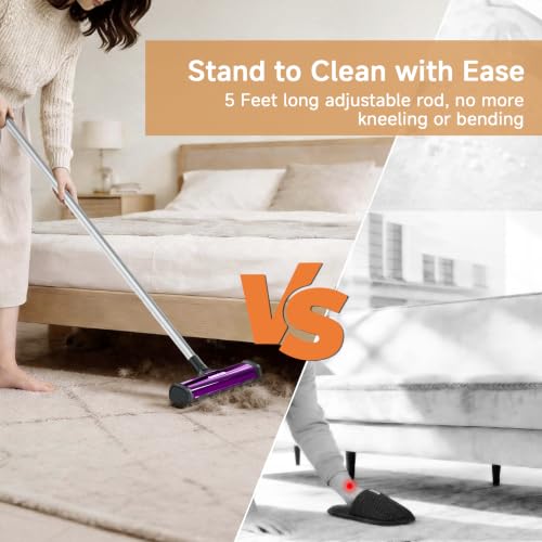 Pet Hair Remover for Carpet (Purple)
