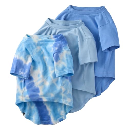 Toby II Dog T (Blue Tie Dye / XX-Small (4-7 lbs))