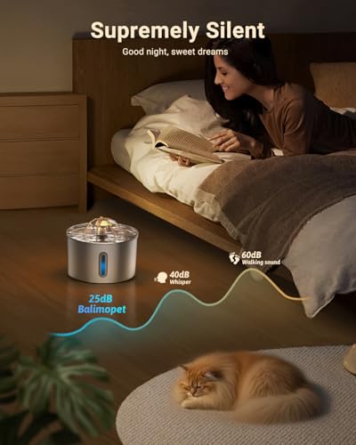 Cat Water Fountain Stainless Steel (2.2L+3 Filters)