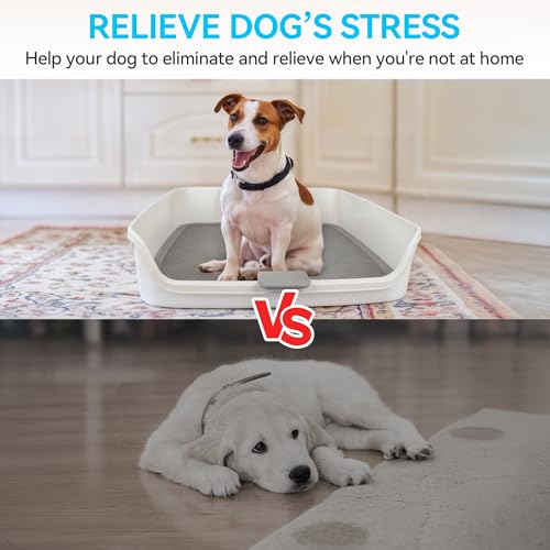 Dog Pee Pad Holder with Removable Post