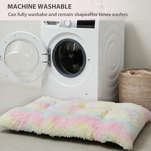 Dog beds for Large Dogs (Rainbow / XL(41x27 inch))