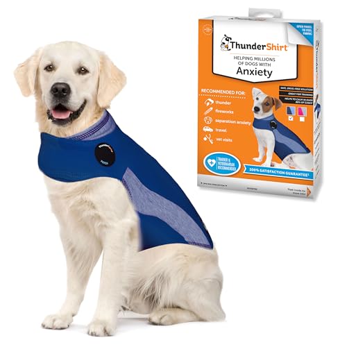 for Dogs Calming Anxiety Vest (Blue / X-Large)