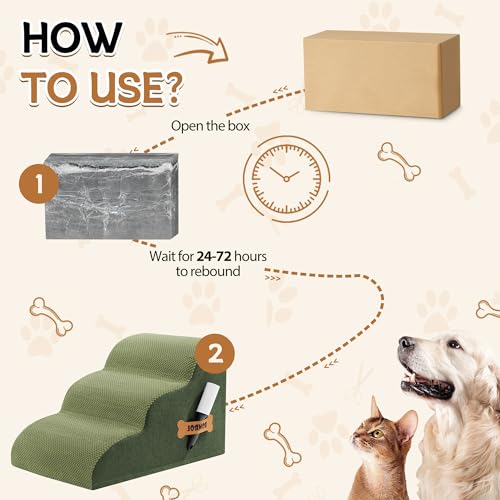 Dog Stairs Ramp for High Beds Couches