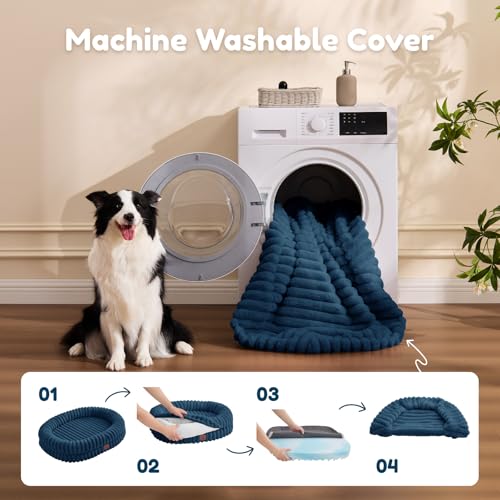 Orthopedic Dog Bed (Navy / M(30*24*7))