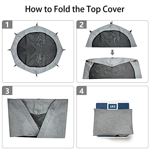 Top Cover Sun (Gray / Fits 24"W Octagon Playpen)