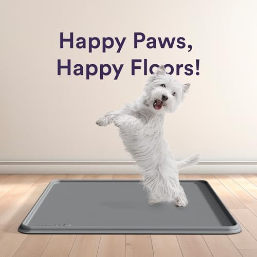 Pee Pad Tray Holder for Dogs (Large / Gray)