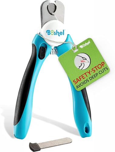 Large Dog Nail Clippers with Safety Guard to Avoid Over (Large/Medium)