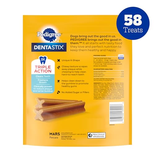 Dentastix Small & Medium Dental Dog Treats (58 Count (Pack of 1))