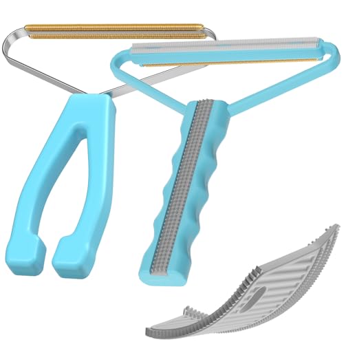 Pet Hair Remover 3 (Sky Blue With Gray)