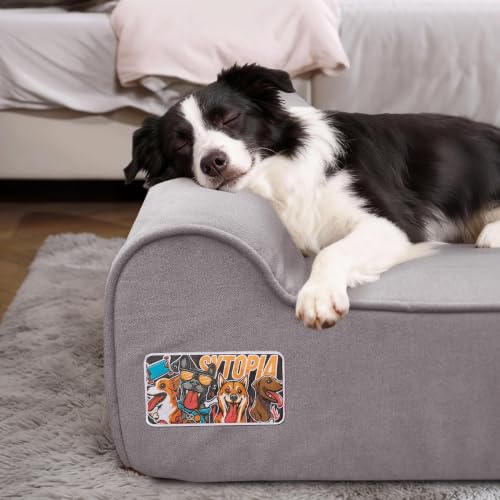 Orthopedic Dog Beds for Large Dogs (X-large / Grey)